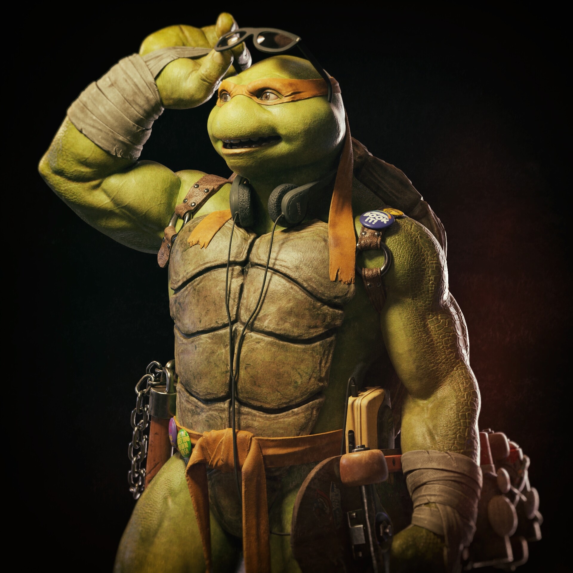 Ninja Turtle michelangelo