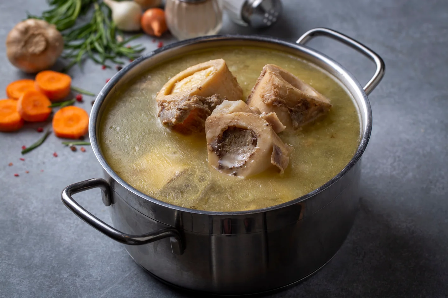 cook bone broth