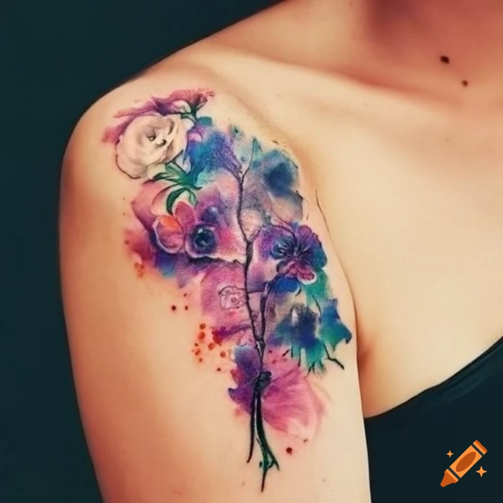 watercolour tattoo